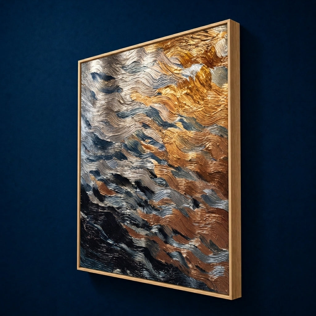 AVIORART Ripples of Change Wall Art Canvas
