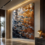 AVIORART Ripples of Change Wall Art Canvas