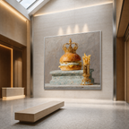 AVIORART Royal Burger Wall Art Canvas
