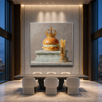 AVIORART Royal Burger Wall Art Canvas
