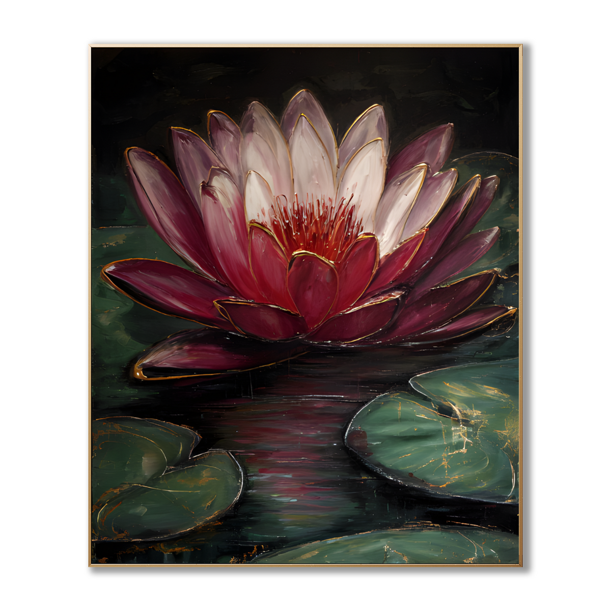 AVIORART Sacred Lotus Wall Art Canvas