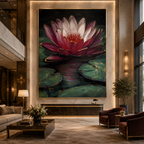 AVIORART Sacred Lotus Wall Art Canvas