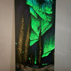 AVIORART Trees Light Wall Art Canvas