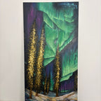 AVIORART Trees Light Wall Art Canvas