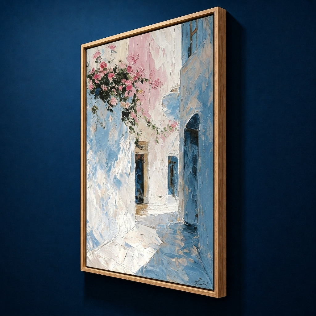 AVIORART Santorini Dreams Wall Art Canvas