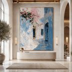 AVIORART Santorini Dreams Wall Art Canvas