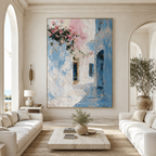 AVIORART Santorini Dreams Wall Art Canvas