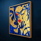 AVIORART Sapphire Intrigue Wall Art Canvas