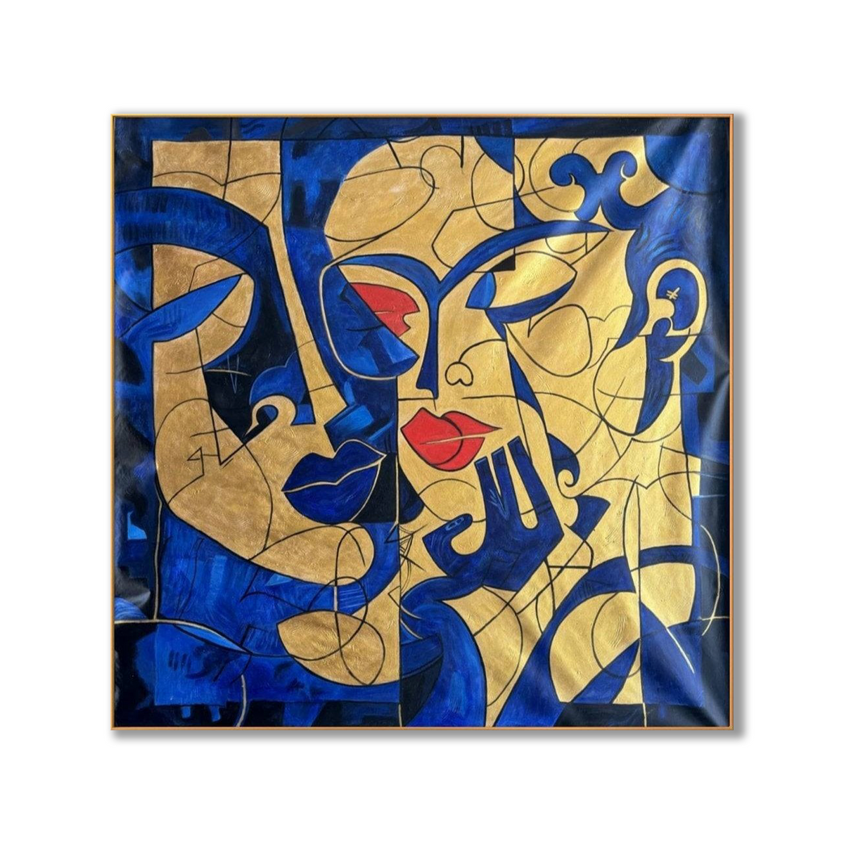 AVIORART Sapphire Intrigue Wall Art Canvas