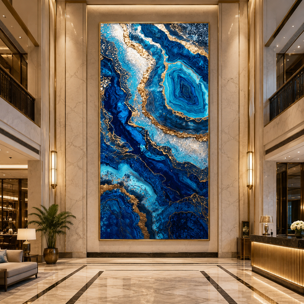 AVIORART Sapphire Riches Wall Art Canvas