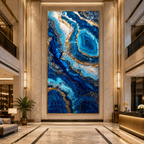 AVIORART Sapphire Riches Wall Art Canvas