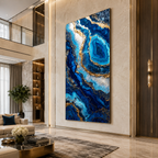 AVIORART Sapphire Riches Wall Art Canvas
