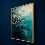 AVIORART Sapphire School Wall Art Canvas