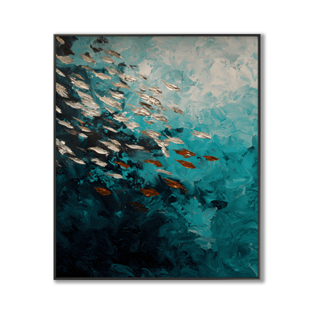 AVIORART Sapphire School Wall Art Canvas