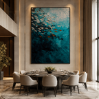 AVIORART Sapphire School Wall Art Canvas