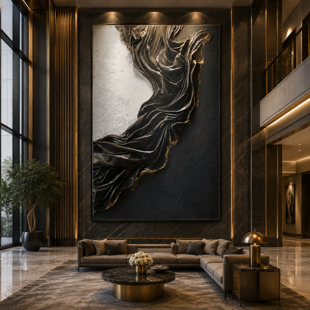 AVIORART Satin Shadows Wall Art Canvas
