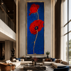 AVIORART Scarlet Duet Wall Art Canvas