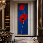 AVIORART Scarlet Duet Wall Art Canvas