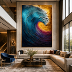 AVIORART Sea's Colors Wall Art Canvas