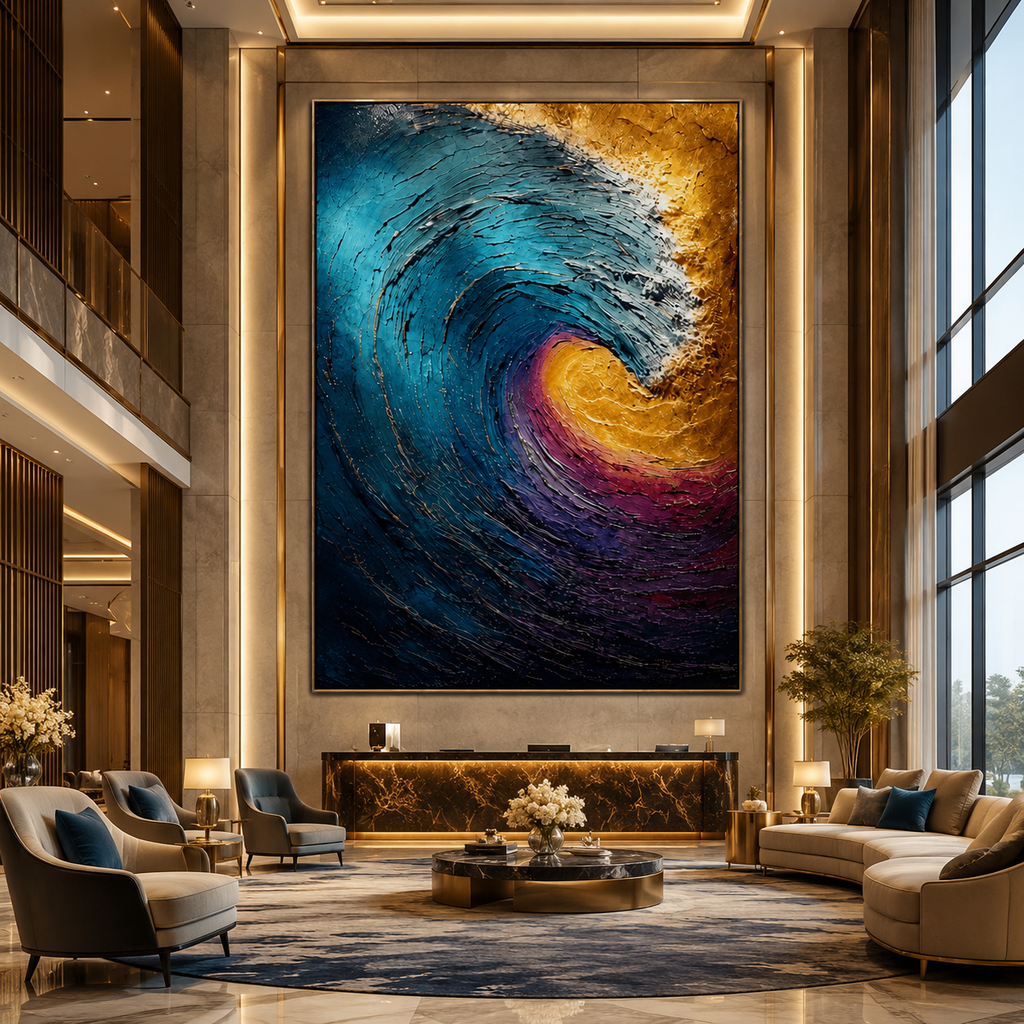 AVIORART Sea's Colors Wall Art Canvas