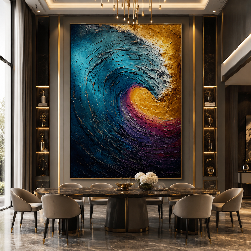 AVIORART Sea's Colors Wall Art Canvas