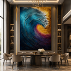 AVIORART Sea's Colors Wall Art Canvas
