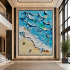 AVIORART Seaside Escape Wall Art Canvas