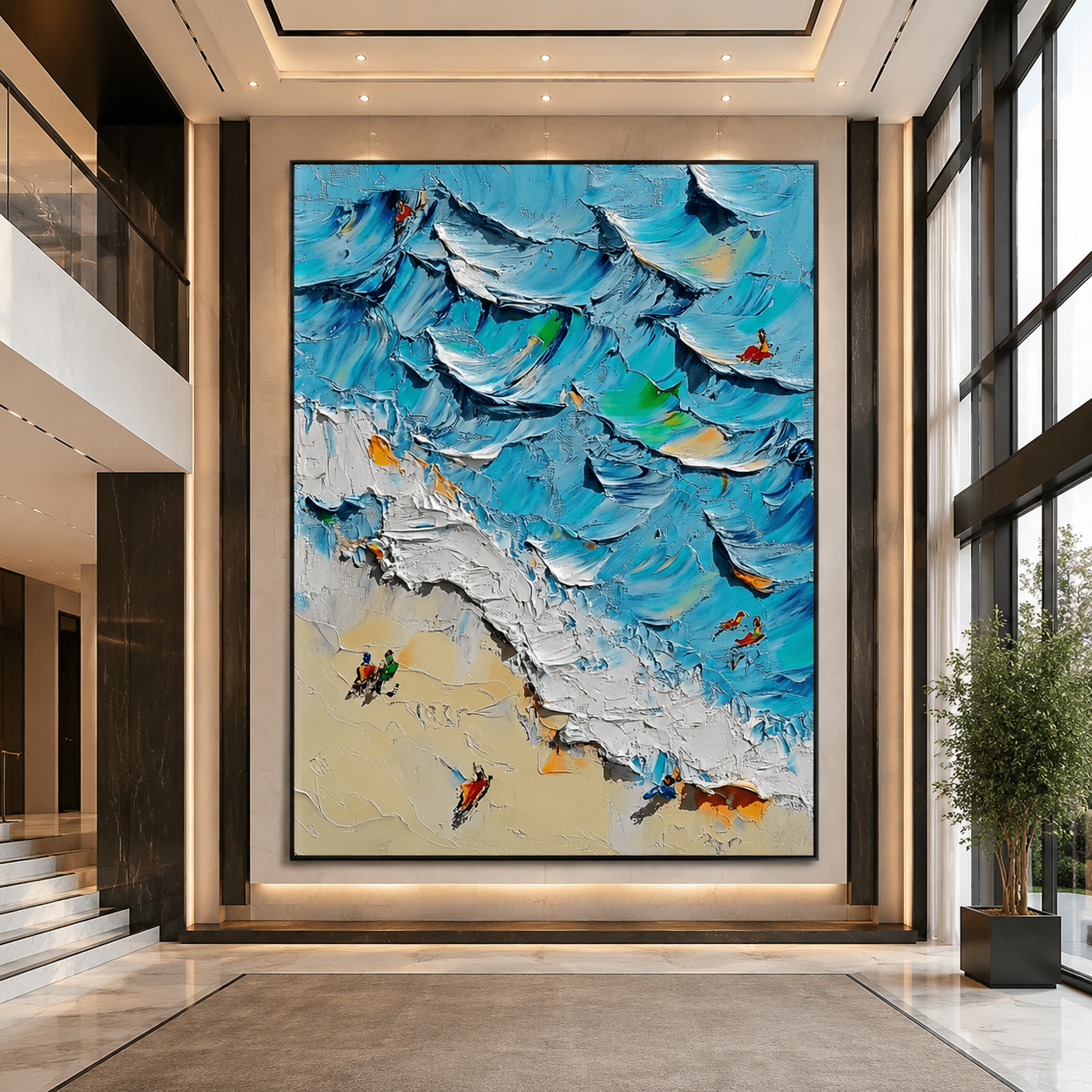 AVIORART Seaside Escape Wall Art Canvas
