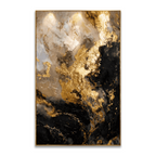 AVIORART Smoke Gold Wall Art Canvas