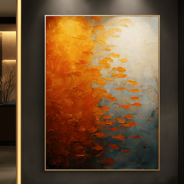 AVIORART Solaria Current Wall Art Canvas