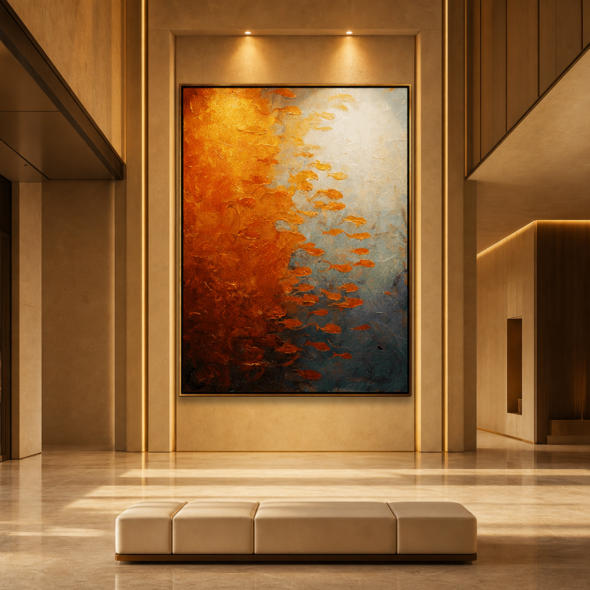 AVIORART Solaria Current Wall Art Canvas