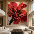AVIORART Solo Scarlet Wall Art Canvas