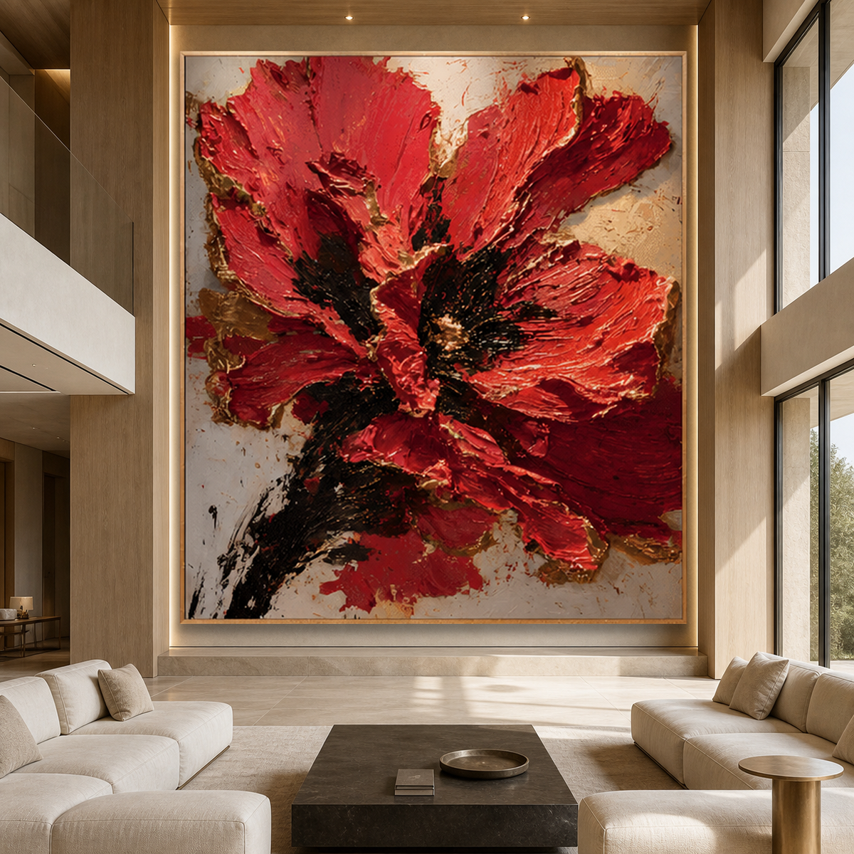 AVIORART Solo Scarlet Wall Art Canvas