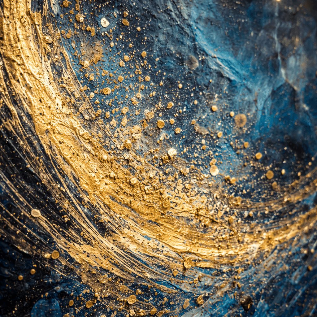 AVIORART Stardust Currents Wall Art Canvas