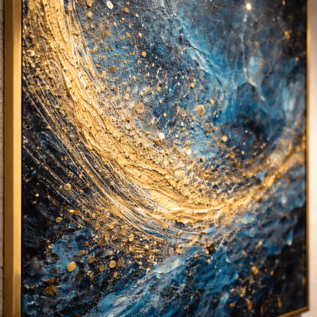 AVIORART Stardust Currents Wall Art Canvas