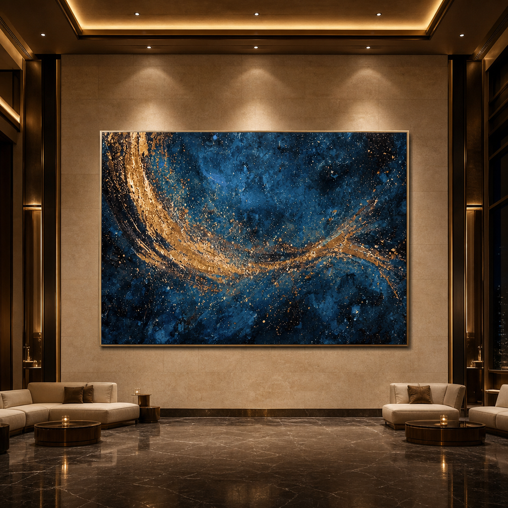 AVIORART Stardust Currents Wall Art Canvas