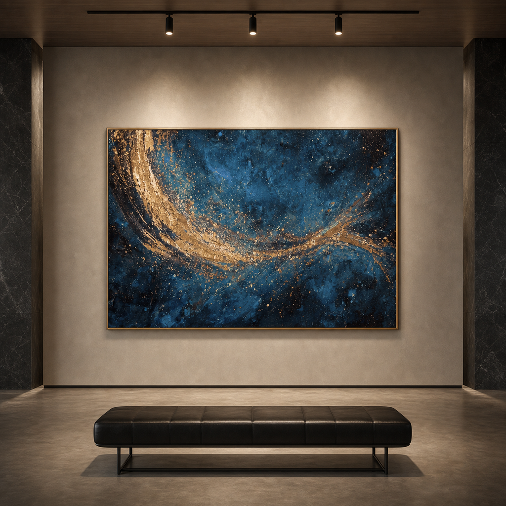 AVIORART Stardust Currents Wall Art Canvas
