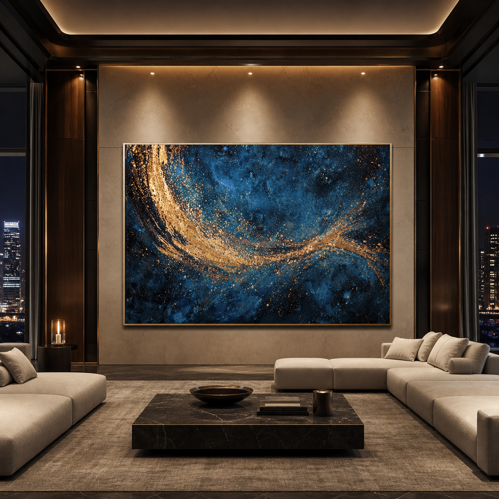 AVIORART Stardust Currents Wall Art Canvas
