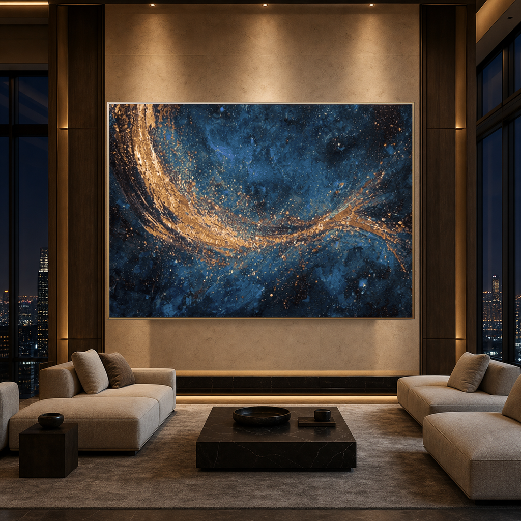 AVIORART Stardust Currents Wall Art Canvas