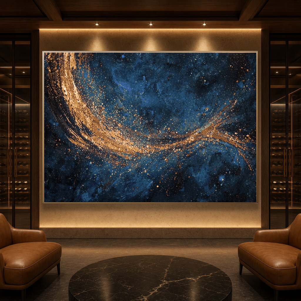 AVIORART Stardust Currents Wall Art Canvas
