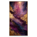 AVIORART Stardust Gold Wall Art Canvas