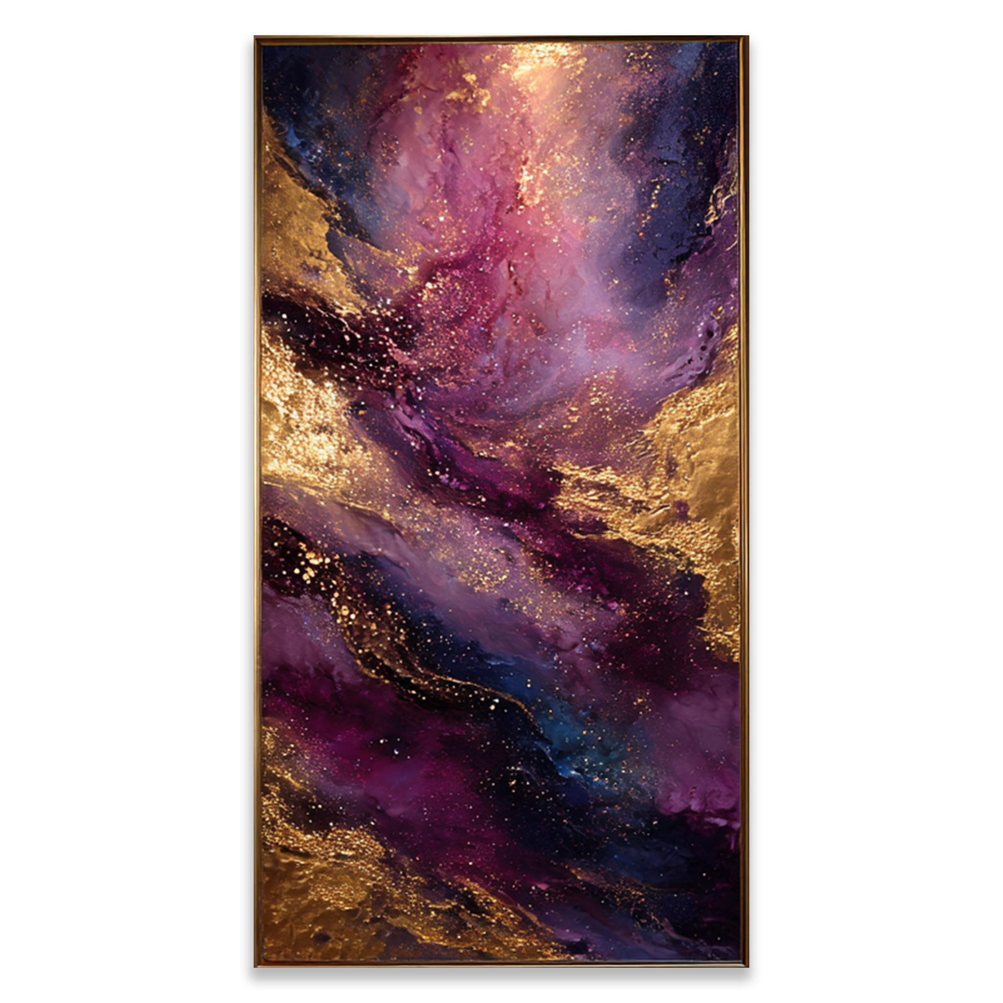 AVIORART Stardust Gold Wall Art Canvas