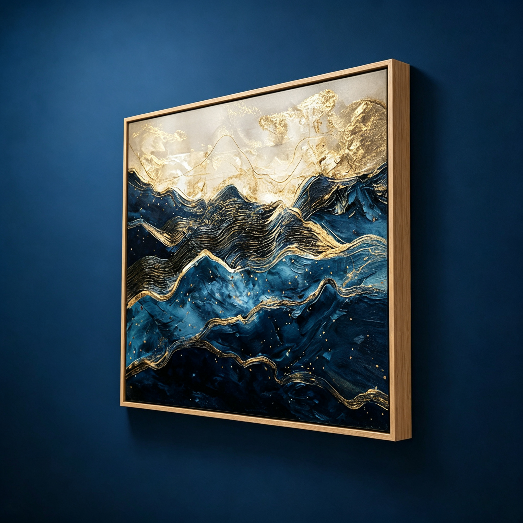 AVIORART Starlit Mountains Wall Art Canvas