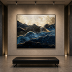 AVIORART Starlit Mountains Wall Art Canvas