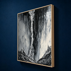 AVIORART Stone Waterfall Wall Art Canvas