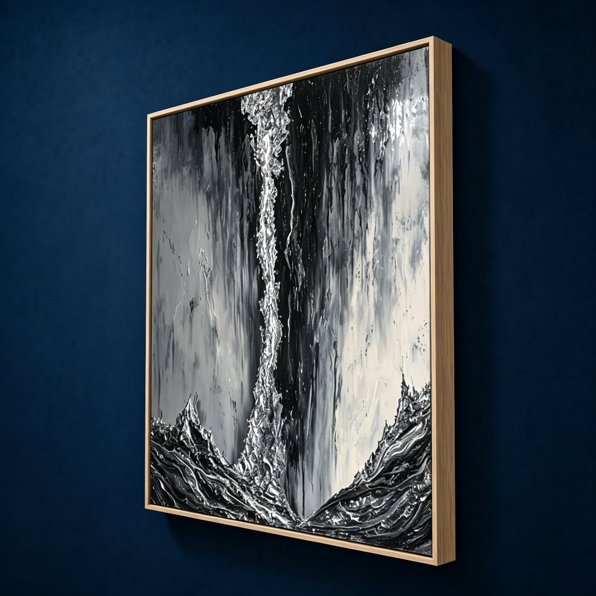 AVIORART Stone Waterfall Wall Art Canvas