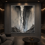 AVIORART Stone Waterfall Wall Art Canvas