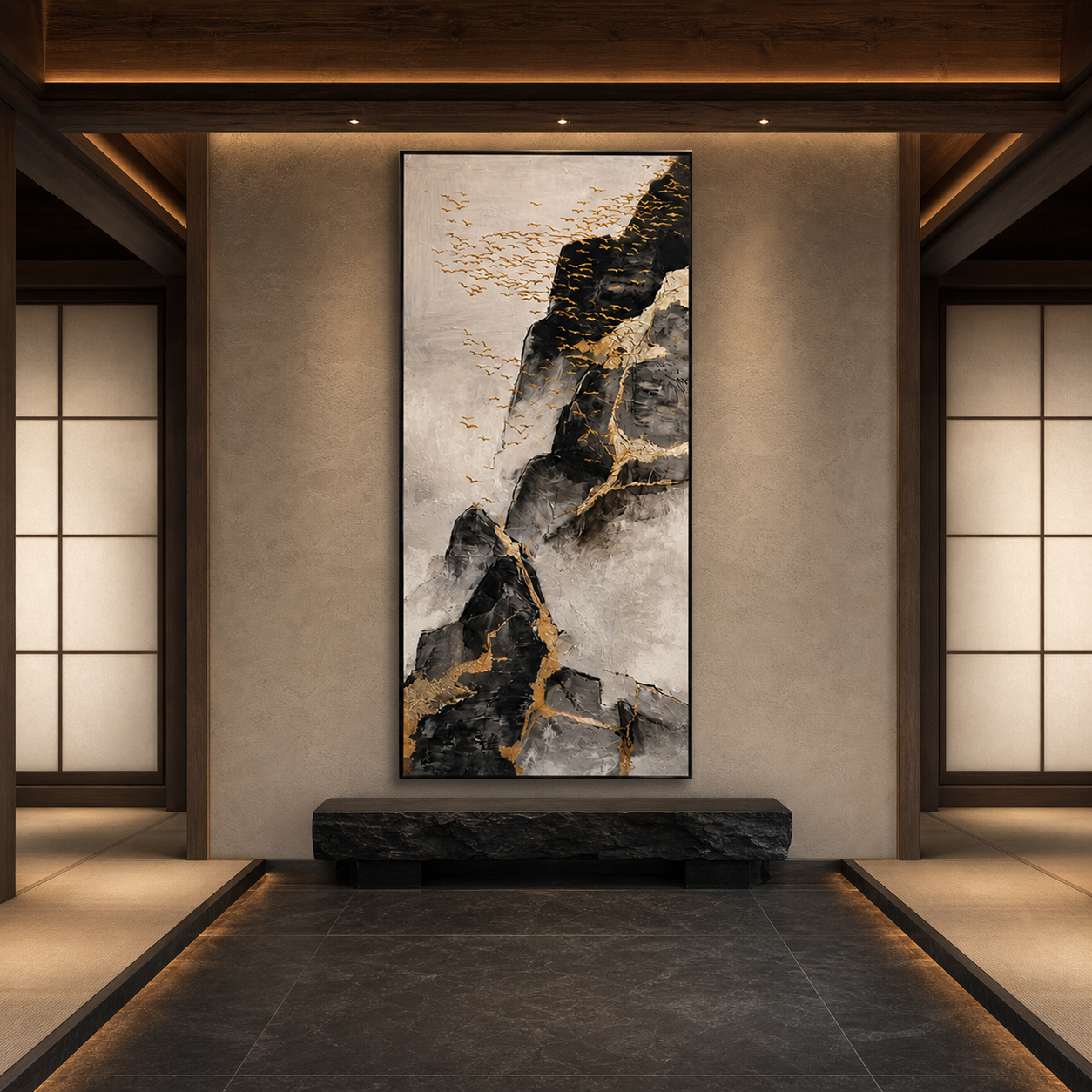 AVIORART Sumi Sky Wall Art Canvas
