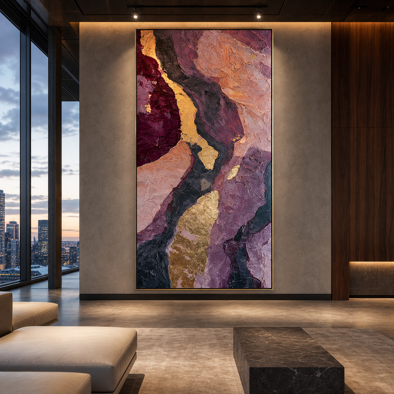 AVIORART Tanzanite Wall Art Canvas