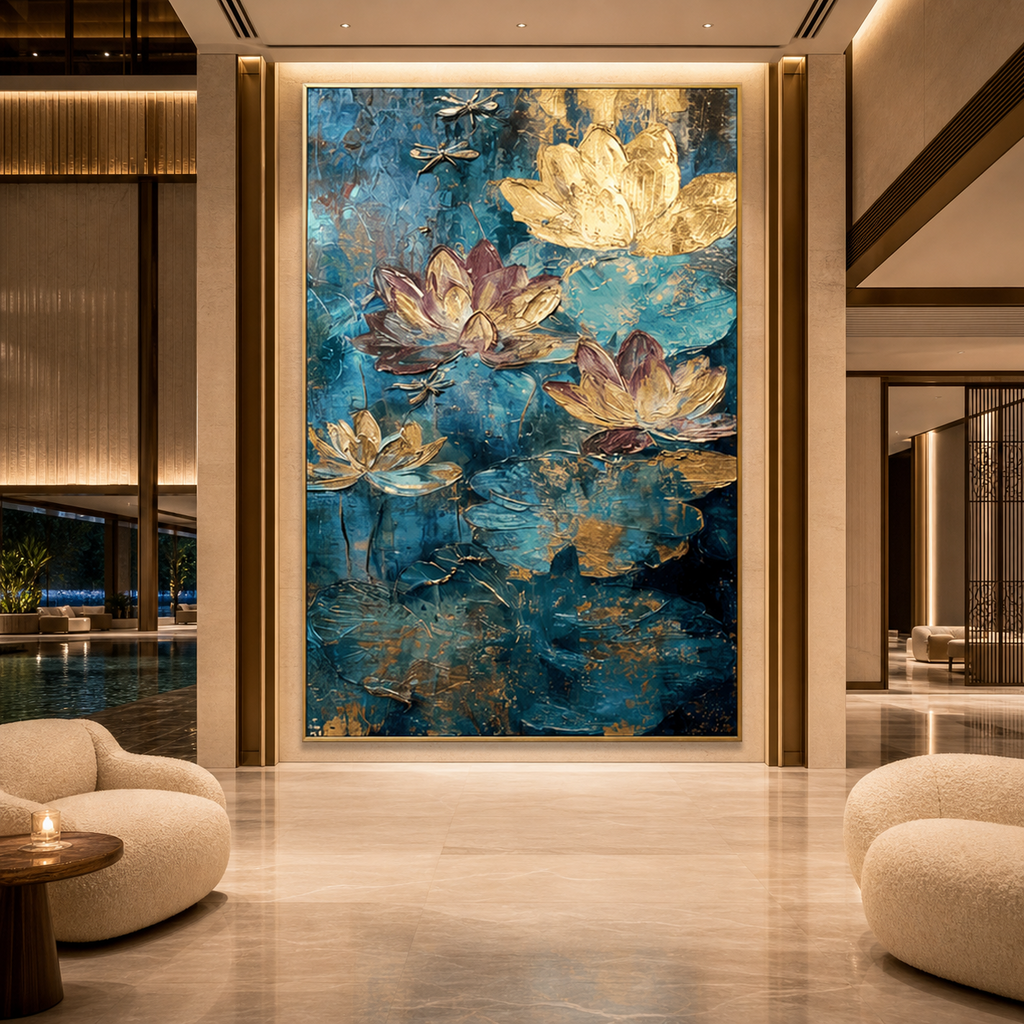 AVIORART Temple of Petals Wall Art Canvas
